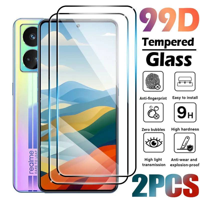 Realme C67 - กระจกกันรอย 2 ชิ้นสำหรับ Realme C2 C3