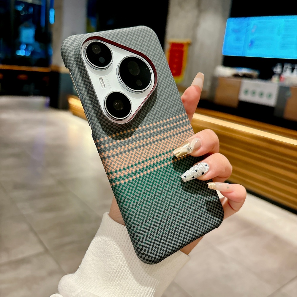 Huawei Pura 70 - เคสโทรศัพท์ลายคาร์บอนไฟเบอร์แท้ สำหรับ Huawei Pura 80 Mate