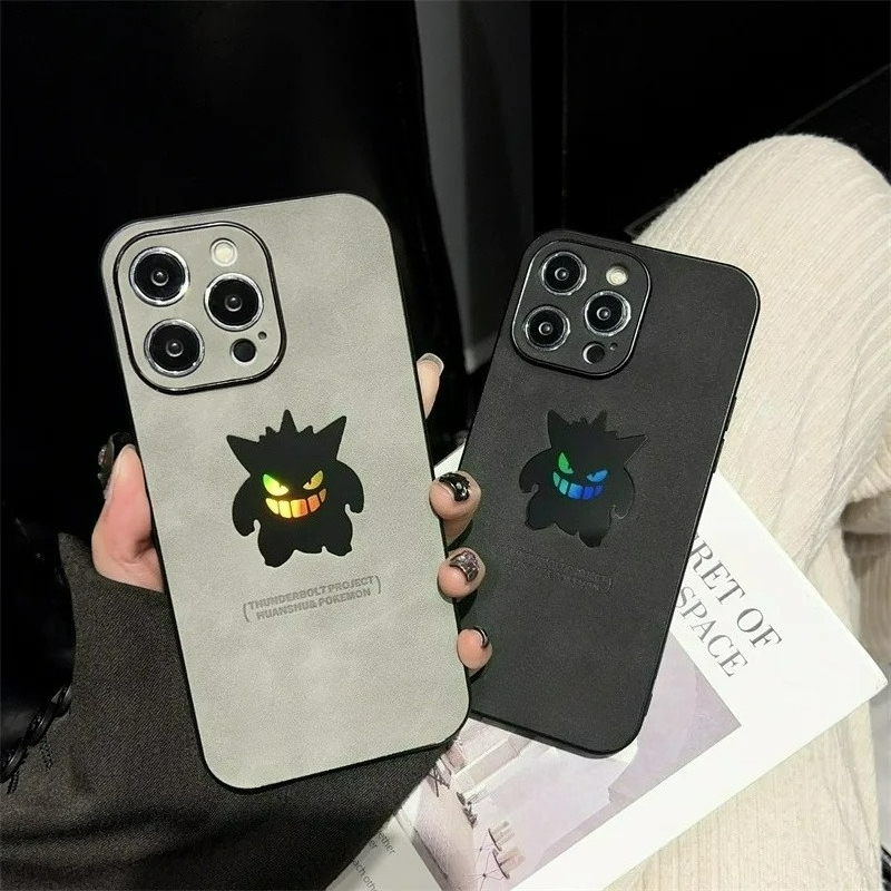 Apple Iphone 16 - เคสโทรศัพท์ลายการ์ตูนอนิเมะ เก็นการ์ หนังเทียม ลายเลเซอร์ สำหรับ iPhone