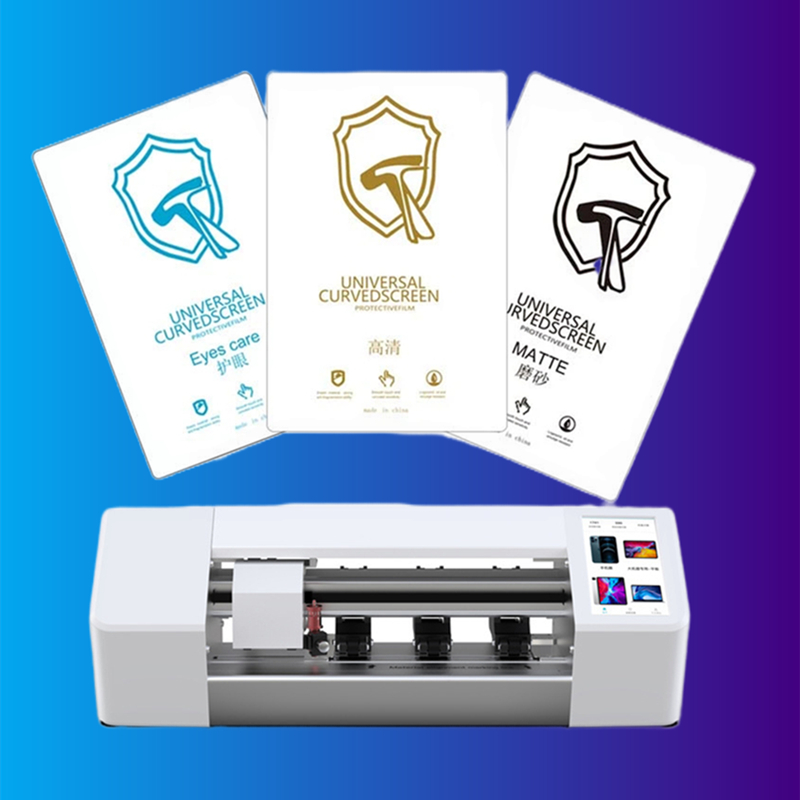 Screen Protector Cutter - 50pcs TPU ยืดหยุ่น Hydrogel ฟิล์มช่างแผ่นโค้งป้องกันหน้าจอ HD
