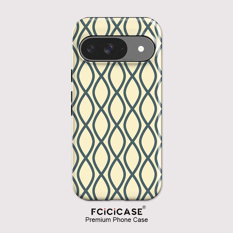 Google Pixel 8A - เคสโทรศัพท์ลายทางแฟชั่น Fcicicase สำหรับ Google Pixel 9