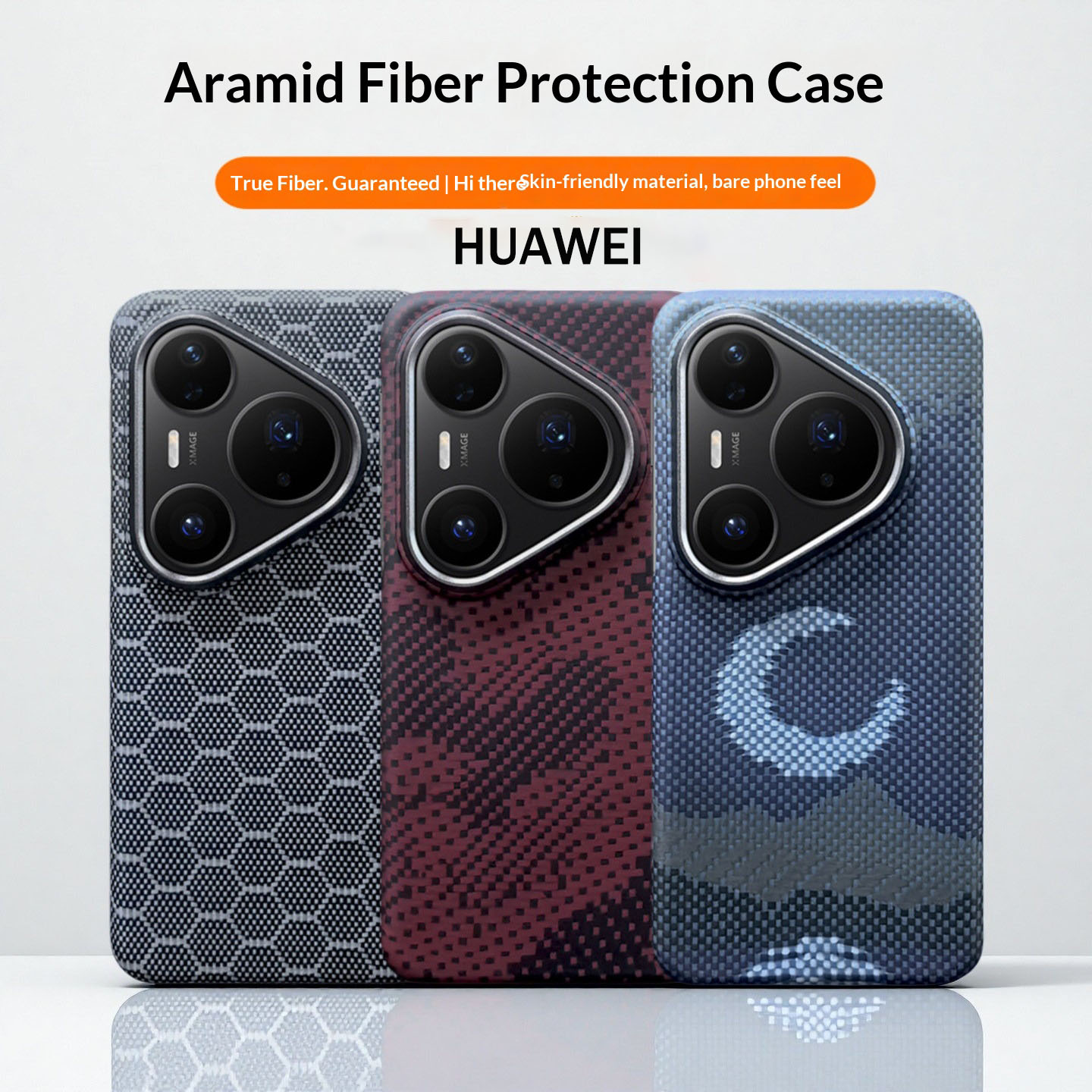Huawei Pura 70 - เคสเคฟลาร์แท้ 100% สำหรับ HUAWEI Pura 90