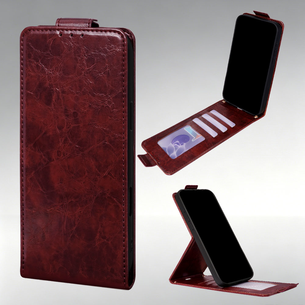 Realme C67 - เคสหนังพลิกขึ้นลงแบบพรีเมียม ป้องกันรอยขีดข่วน พร้อมเคลือบแว็กซ์ สำหรับ Realme C85