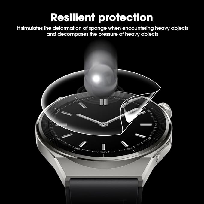 5-1 ชิ้นฟิล์มไฮโดรเจลแบบนุ่มสำ - Smartwatch Screen Film บทวิจารณ์และราคา