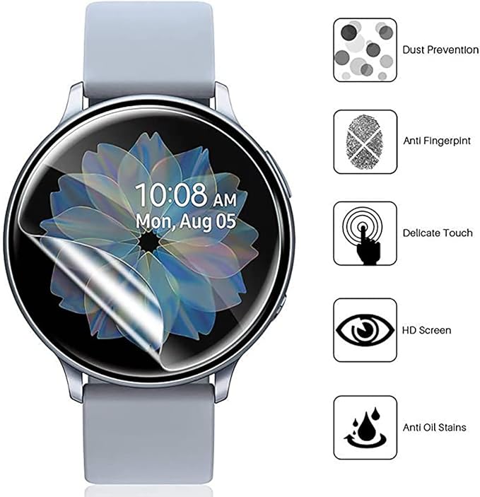 5-1 ชิ้นฟิล์มไฮโดรเจลแบบนุ่มสำ - Smartwatch Screen Film บทวิจารณ์และราคา