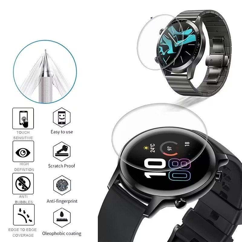 1-3 ชิ้นฟิล์มไฮโดรเจลสำหรับการ - Smartwatch Screen Film บทวิจารณ์และราคา