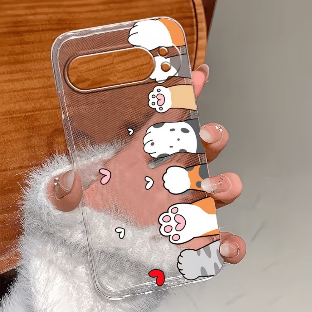เคสโทรศัพท์ซิลิโคนใสลายอุ้งเท้ - Google Pixel 8A บทวิจารณ์และราคา