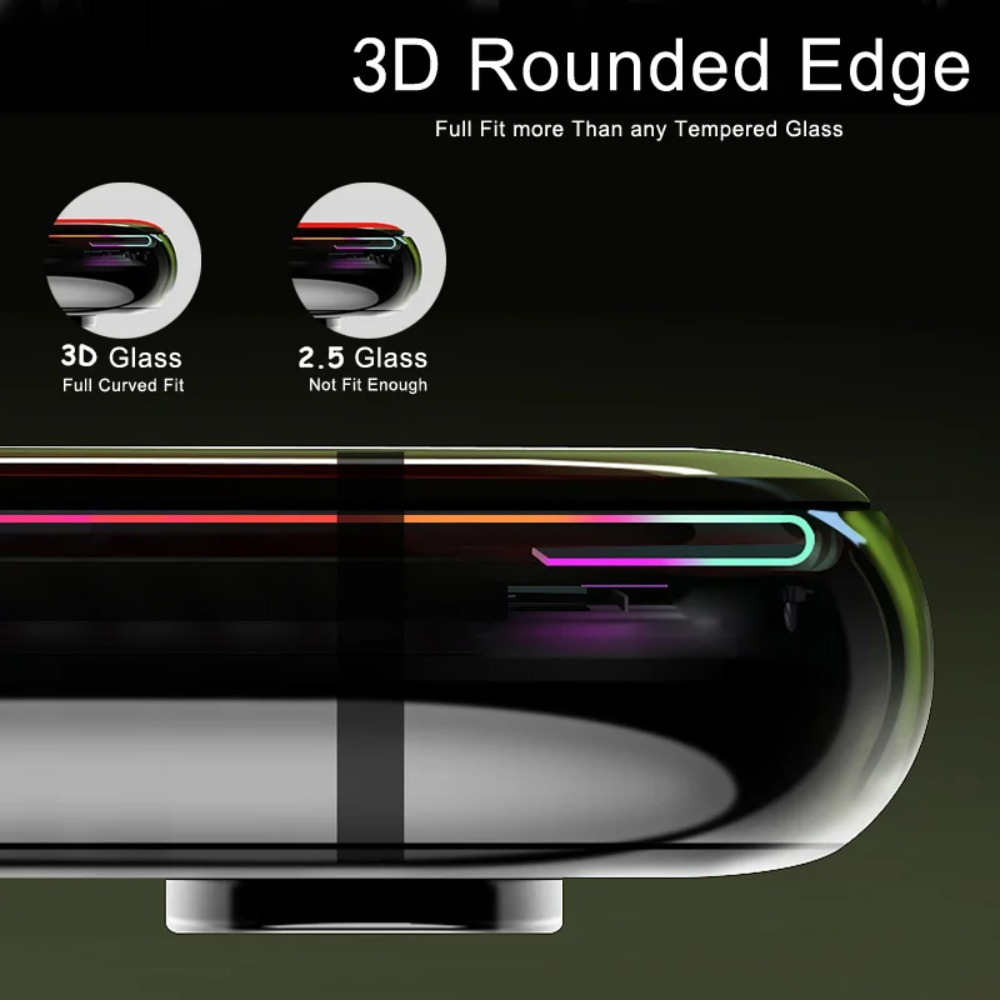HD ขอบโค้งเต็มจอกระจกนิรภัยสำห - Curved Edge Screen บทวิจารณ์และราคา