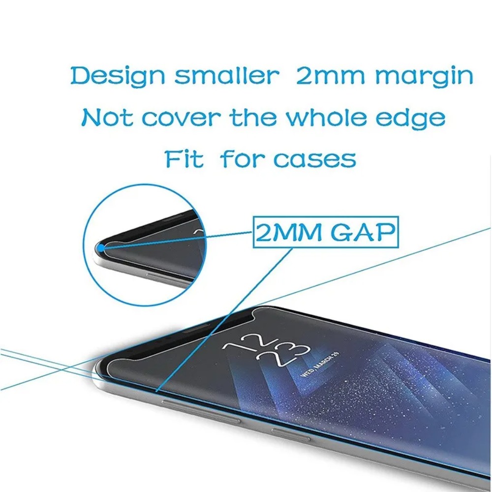 HD ขอบโค้งเต็มจอกระจกนิรภัยสำห - Curved Edge Screen บทวิจารณ์และราคา