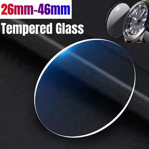 26-46 มม. กระจกนิรภัยแบบกลมอเน - Smartwatch Screen Film บทวิจารณ์และราคา