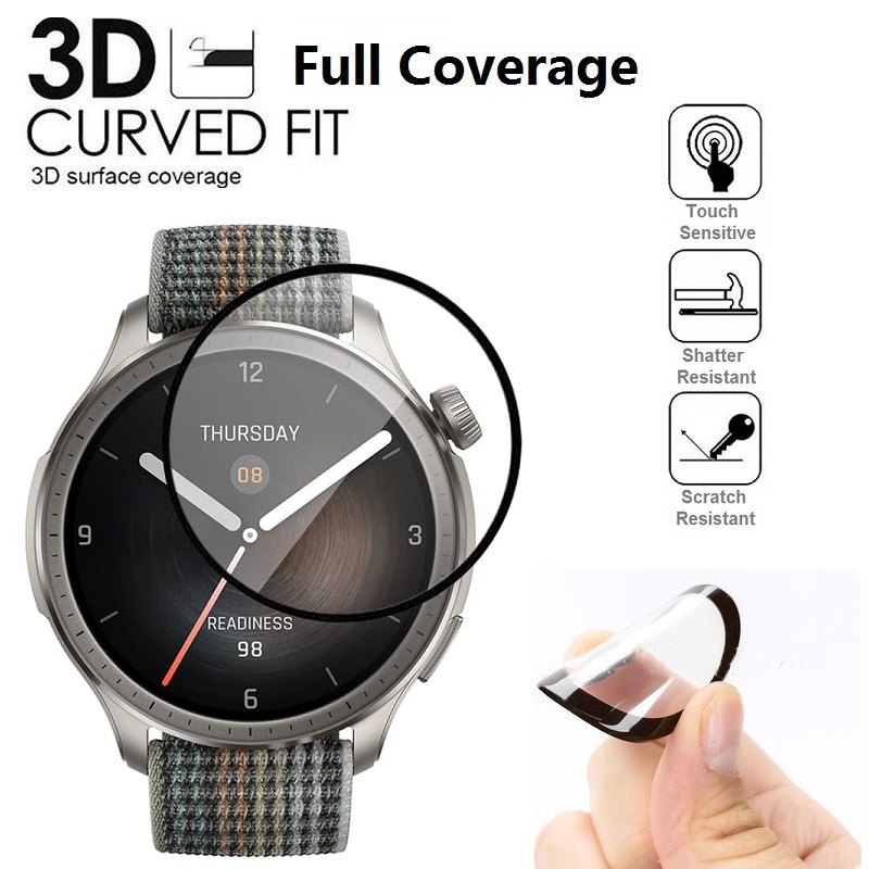 3PCS 3D ขอบโค้งป้องกันหน้าจอสำ - Curved Edge Screen บทวิจารณ์และราคา