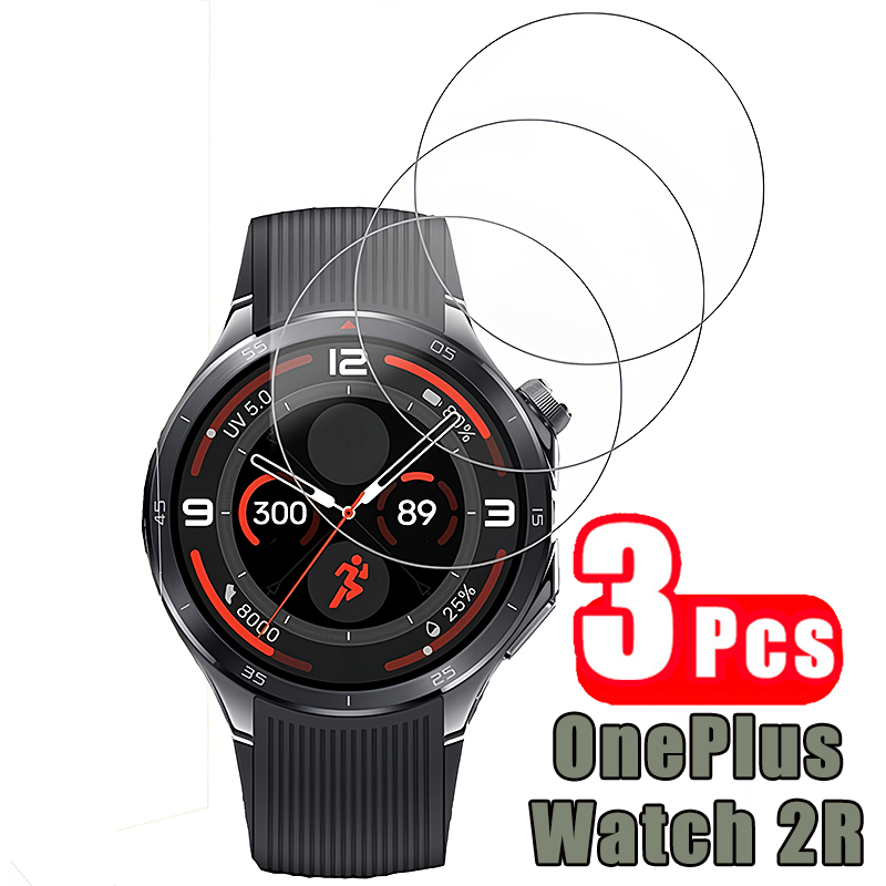 3PCS 9H กระจกนิรภัยป้องกันหน้า - Smartwatch Screen Film บทวิจารณ์และราคา